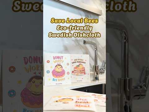 Go Green in Kitchen for Save Local Bees Eco-Friendly Cloths