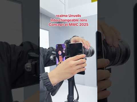 realme Unveils Interchangeable Mobile Lens Concept at MWC 2025