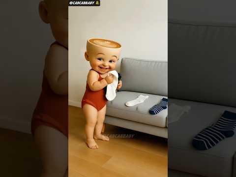 Daddy's Sock MISSING, Then… 😱 #funny #shorts