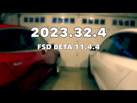 Tesla Software Update 2023.32.4 | FSD Beta 11.4.4 | Vision Only!