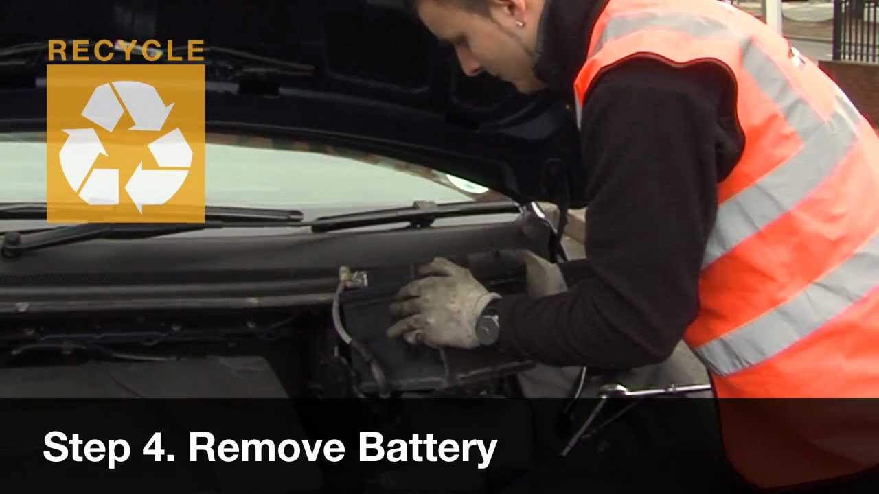 Removing car battery ford ka