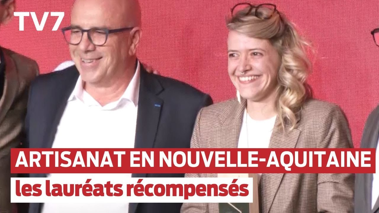 Artisanat en Nouvelle-Aquitaine : les lauréats récompensés, dans un contexte de crise - TV7