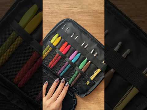 百均のアレをかぎ針ケースに♪