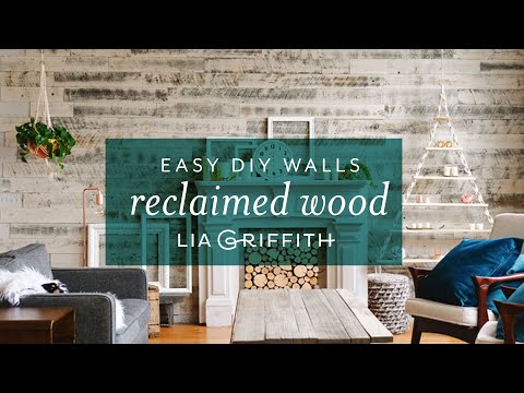 DIY Wood Panel Wall with Stikwood