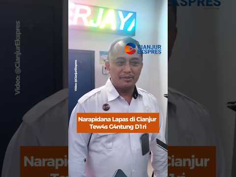 Narapidana Lapas di Cianjur T3w4s G4ntung D1ri #lapascianjur #viral #shorts
