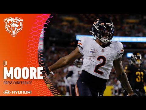 DJ Moore: 'it felt amazing, to have that win under our belts' | Chicago Bears video clip
