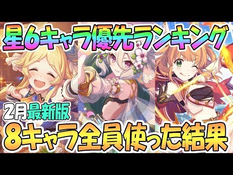 【プリコネR】星６キャラ優先度ランキング！全８キャラ使ってみたので最新版を解説【プリンセスコネクト！Re:Dive / 実況】