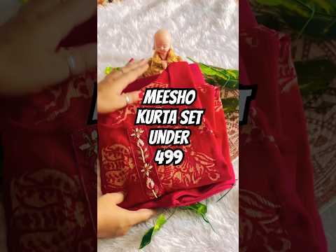 Itna sasta 😳😱#shortvideos #youtube #trending #unboxingvideo #meesho #kurtaset #shorts #ashortaday