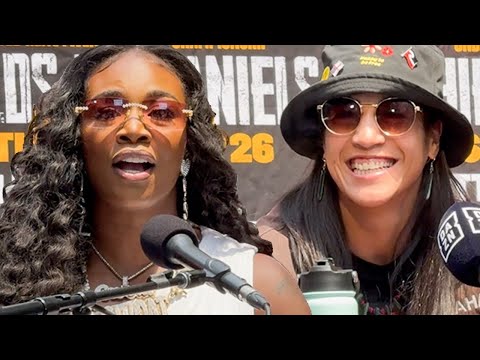 Claressa Shields vs Lani Daniels • FULL FINAL PRESS CONFERENCE & FACE OFF | TRADE WORDS
