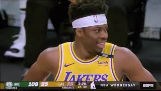 4th Q Pt 6 (Giannis, Thanasis & Kostas Antetokounmpo Playing Together in A Game) - Bucks vs Lakers