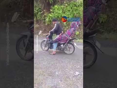 Viral Warga Bawa Jenazah ASN di Donggala Pakai Motor#shortvideo #news #viralvideo #beritaterkini