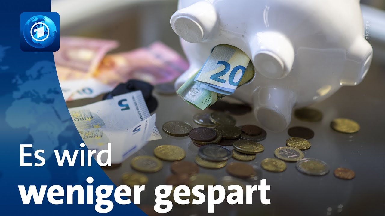 Spar-Quote sinkt: Menschen in Deutschland sparen weniger
