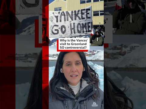 US Vice-President JD Vance visting Greenland with wife Usha. #JDVance #US #BBCNews