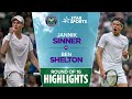 Jannik Sinner v Ben Shelton | Round of 16 Highlights | #WimbledonOnStar