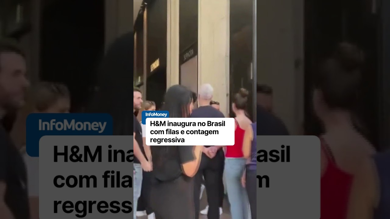 HM inaugura no Brasil com filas contagem regressiva e preços acessíveis