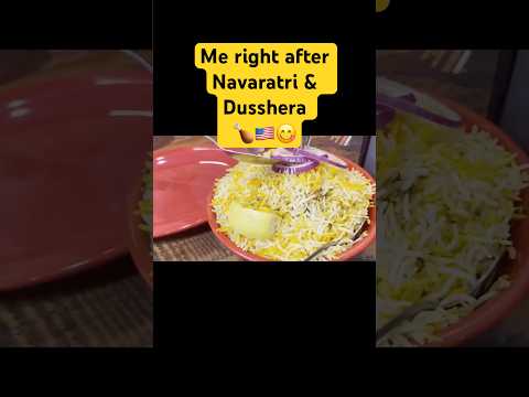 Me right after Navaratri & Dusshera 🍗🇺🇸