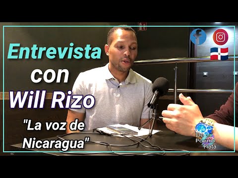 Will Rizo "quiero poner la bandera de Nicaragua en Alto".