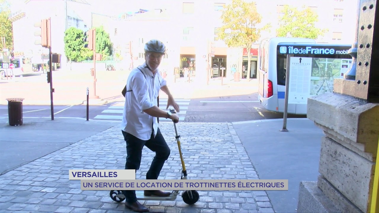 Versailles : Un service de location de trottinettes éléctriques