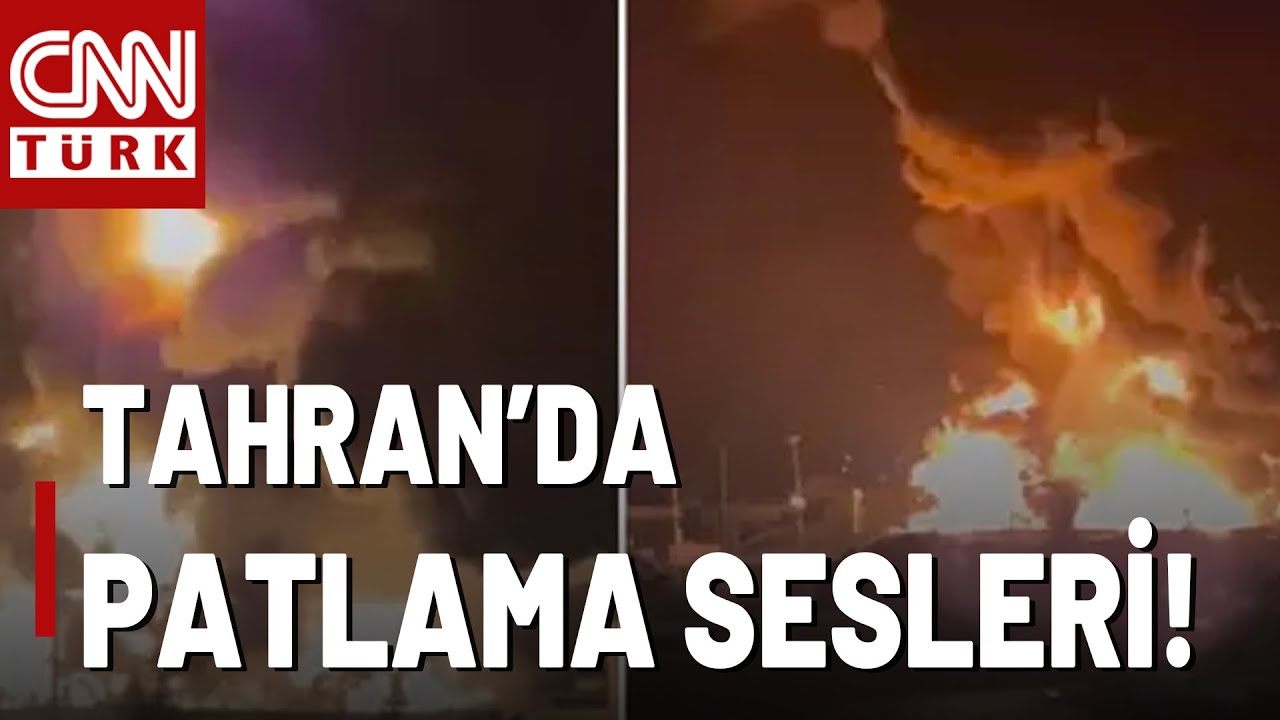 SON DAKİKA 🚨 Tahran'da Patlama Sesleri Duyuluyor Hava Savunma Sistemi Devrede!
