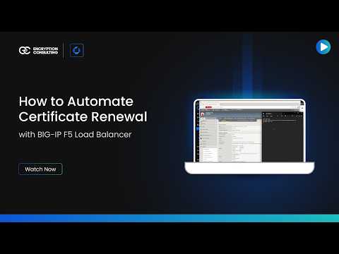 How to Automate Certificate Renewal with BIG-IP F5 Load Balancer