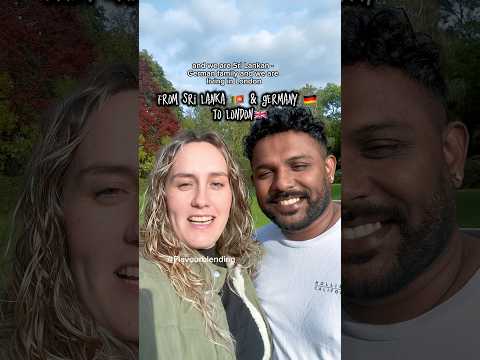 This is us! From Germany and Sri Lanka to London! #mixedfamily #londonlife #german #srilankan