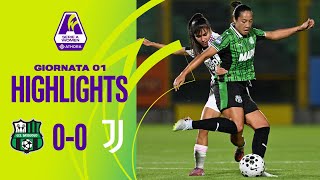 Sassuolo-Juventus 0-0 | Reti inviolate tra neroverdi e bianconere | #SerieAWomen
