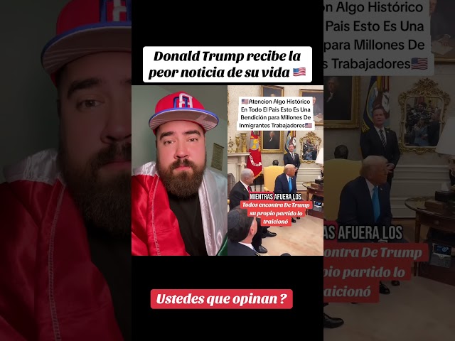 Donald Trump recibe la peor noticia de su vida en Estados Unidos 🇺🇸 #travel #viralshort #eeuu U