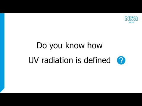 Glass: Back to basics (32) -  Do you know how UV radiation is defined?