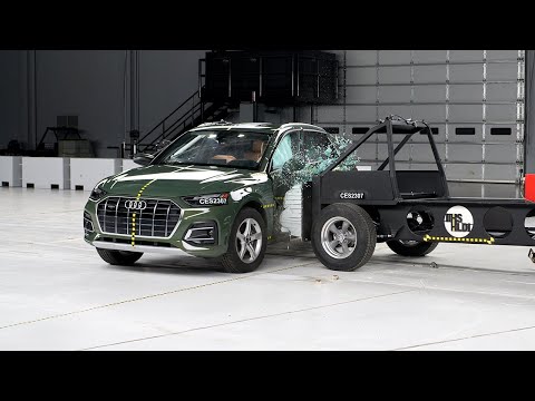 2023 Audi Q5 updated side IIHS crash test