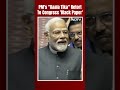 PM Modis Kaala Tika Retort To Congress Black Paper On Centres Performance
