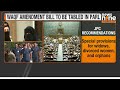 Waqf Amendment Bill Set for Debate: Waqf Bill to be Tabled in Parliament | NDA | Opposition | News9