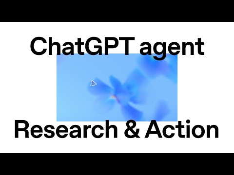 ChatGPT agent Does Research & Action