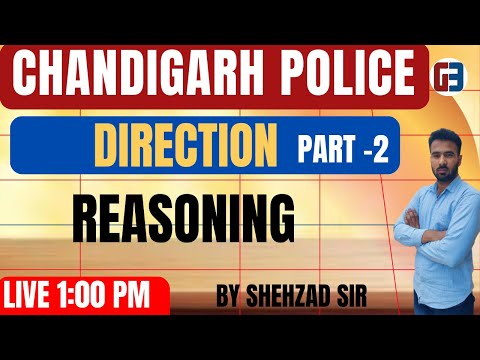 PSSSB DIRECTION PART-2  || REASONING FOR PUNJAB POLICE || CHANDIGARH POLICE-VDO-CLERK