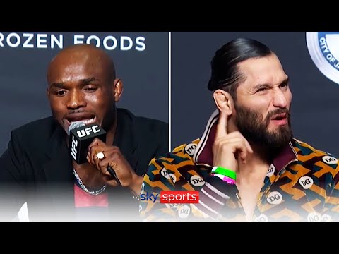“You’re here because I chose you!” | Tensions mount between Usman & Masvidal during press conference