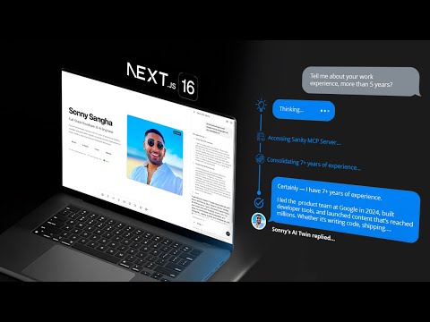 🔴 Let's build a Next-Gen AI Portfolio with NEXT.JS 16 (OpenAI AgentKit, MCP, Sanity, Clerk) | 2026