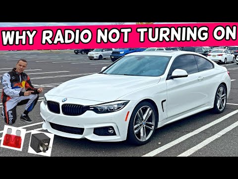 WHY RADIO DOES NOT TURN ON BMW F32 F33 F36 428i 430i 435i 440i 418i 420i 418d 420d 425d 430d 435d