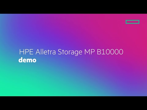 HPE Alletra Storage MP B10000 demo