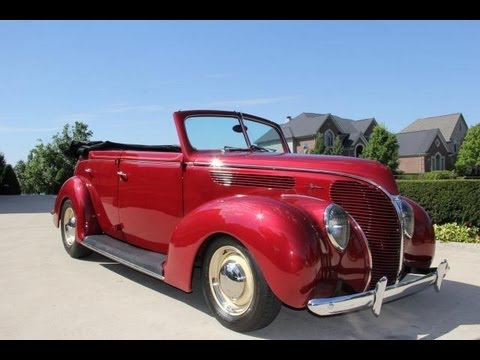 1938 Ford 4 door convertible #9