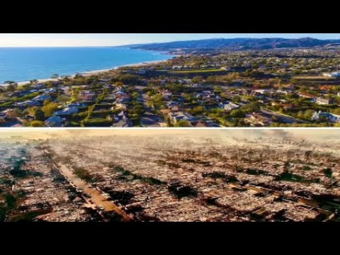 PALISADES HOMES GONE California high winds lack of or no water &  fire trucks end times news update