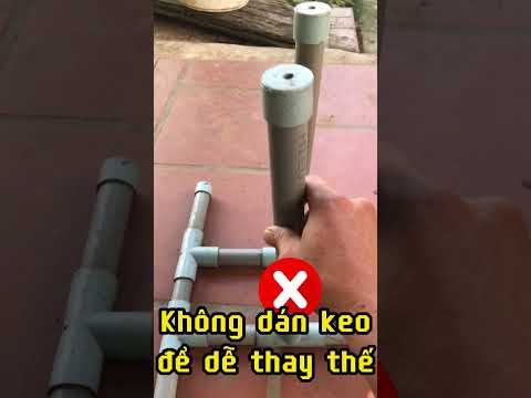 Dụng cụ để Ủng từ ống nhựa cũ