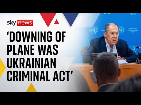 Watch live: Russian Foreign Minister Sergey Lavrov holds news conference