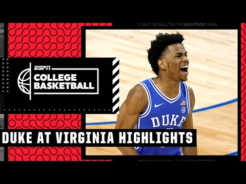 Duke Blue Devils at Virginia Cavaliers | Full Game Highlights | College Basketball on ESPN video clip