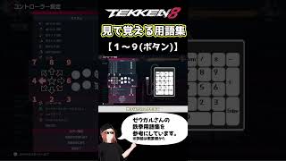 【鉄拳8】見て覚える用語集【1～9(ボタン)】