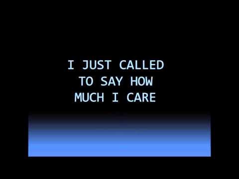 I Just called to say I love you Stevie Wonder-lyrics-