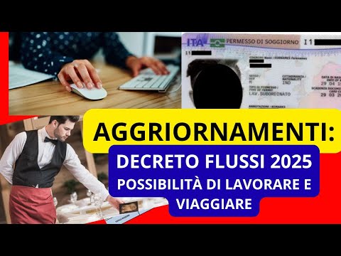 👉 PRENOTAZIONE ASSISTENZA E CONSULENZA: https://shorturl.at/lUxox
▶️ Procedura rilascio, rinnovo e conversione dei principali permessi di soggiorno: https://permessodisoggiorno.org/permesso-di-soggiorno/
✅ GUIDA ULTIMA COMPILAZIONE E CLICK DAY DECRETO FLUSSI 2025: https://permessodisoggiorno.org/decreto-flussi-2025-al-via-la-precompilazione-delle-domande-dal-1-luglio/
👍 Possibilità Lavorare durante la conversione da stagionale in lavoro subordinato o autonomo: https://www.youtube.com/watch?v=gDcZcKkhgKg
⚡  ALCUNI LIBRI PER IMPARARE BENE L'ITALIANO:
▶️ Italiano per Stranieri A 1 - A 2: Due Libri in Uno: da Livello Base a Intermedio con Storie divertenti e Grammatica spiegata in Italiano e Inglese. Con Bonus in Omaggio. Puoi acquistarlo qui: https://amzn.to/48nXREy
▶️ Grammatica Italiana per Stranieri A 1: Teoria ed Esercizi con Spiegazioni in Italiano e Inglese Italian Grammar Bilingual Course Book. Puoi acquistarlo qui: https://amzn.to/3T8cNCt