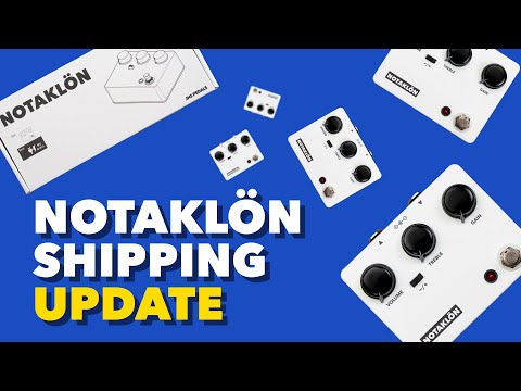 NOTAKLÖN Shipping Update