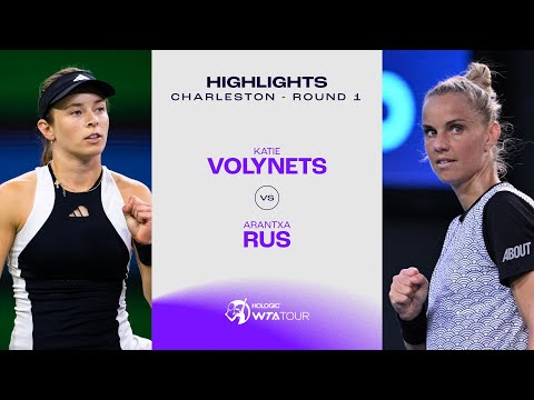 Arantxa Rus vs. Katie Volynets| 2024 Charleston Round 1 | WTA Match Highlights