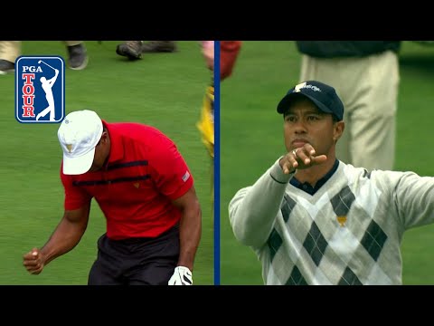 Tiger Woods’ best shots of his Presidents Cup career