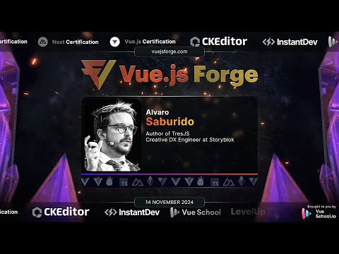 Vue.js Forge 2024: Alvaro Saburido - Create a 3D Low Poly Planet Scene with TresJS Solution LIVE