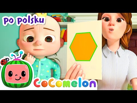 Kształty wokół nas | CoComelon po polsku 🍉🎶 Piosenki dla dzieci